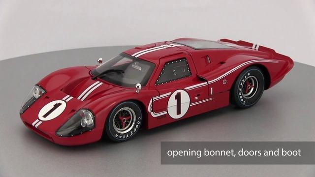 Ck-modelcars-video: FordGT40 MK IV #1 Winner 24h LeMans 1967 ShelbyCollectibles2