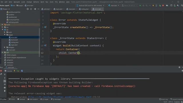 FlutterFire: Email and password SignIn смотреть онлайн