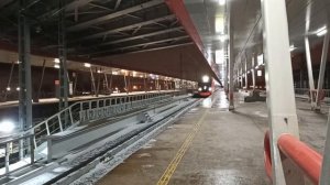 Поезд Иволга 2.0 ЭГ2Тв Одинцово - Лобня прибывает на станцию D1 Окружная|Московский транспорт