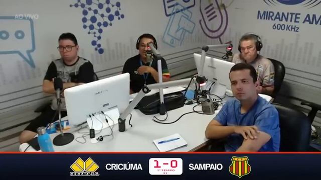 CRICIÚMA X SAMPAIO CORRÊA | AO VIVO | CAMPEONATO BRASILEIRO - SÉRIE B | Rádio Mirante AM смотреть онлайн