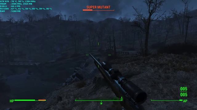 Fallout 4 - GTX 970 - FX 6300 - 14GB RAM - Part 5 - 1080p (60fps) смотреть онлайн