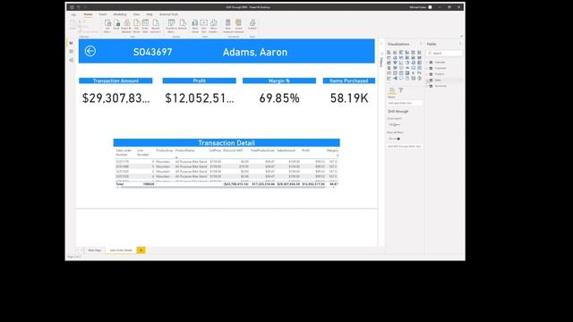 Examples of how to drill through pages in Power BI смотреть онлайн