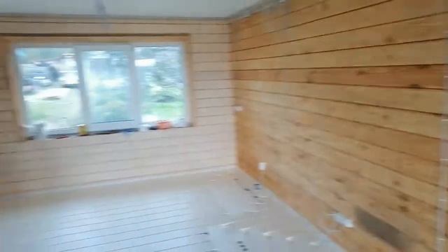 тёплый пол по лагам ч.3