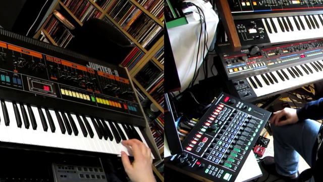"Up" with Roland Juno 106, Juno 60, Jupiter 8, TR-909, MX-1, MSQ-700, Jackson Dinky смотреть онлайн