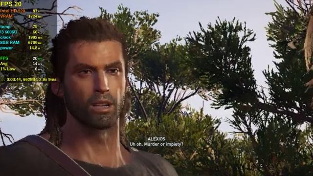 Assassin's Creed Odyssey | Intel HD 520 - i3 6006u - 8GB Ram смотреть онлайн