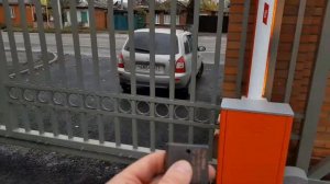 шлагбаум фирмы Nice,  серии WIDEl до 7 метров