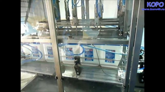 Линия розлива тосола, антифриза, незамерзайки, омывайки, масла в тару от 1 до 10л. смотреть онлайн