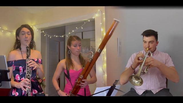 Poulenc Trio Sonata for Trumpet, Horn, Trombone, Mvt. III смотреть онлайн