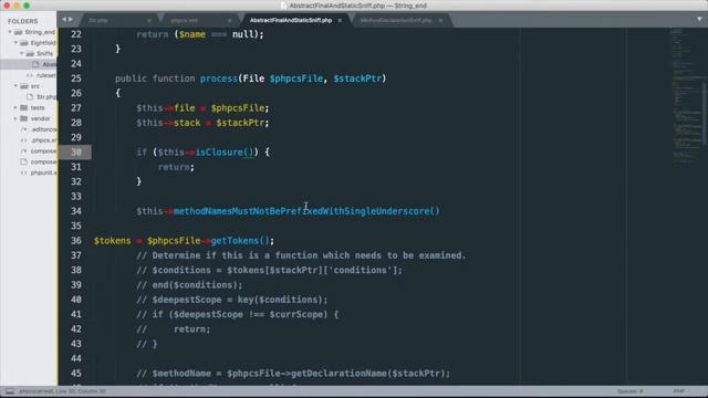 PHP String Class 19: Enhancing Coding Style Cont., creating a custom standard смотреть онлайн