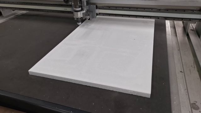 Резка пенопласта 30 мм толщиной на однослойном каттере ATPJET V