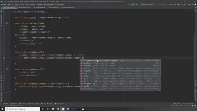 Curso Android desde 0 - Pasar argumentos entre fragments con SafeArgs смотреть онлайн