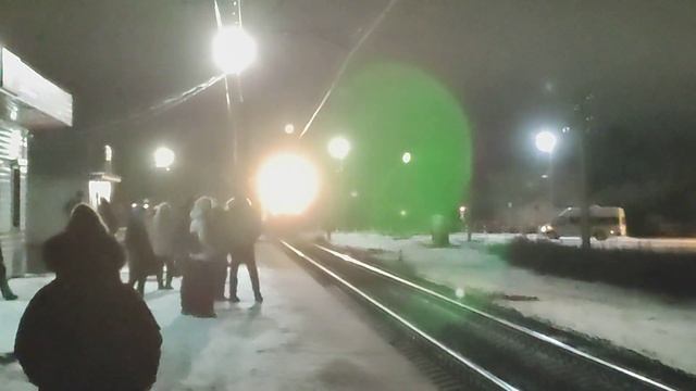 Электропоезд ЭТ2М-081 сообщением Ложок - Новосибирск-Главный смотреть онлайн