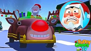 НОВОГОДНЯЯ МАШИНКА БЕЗ ТОРМОЗОВ Игровые  и про машинки видео   Faily Brakes