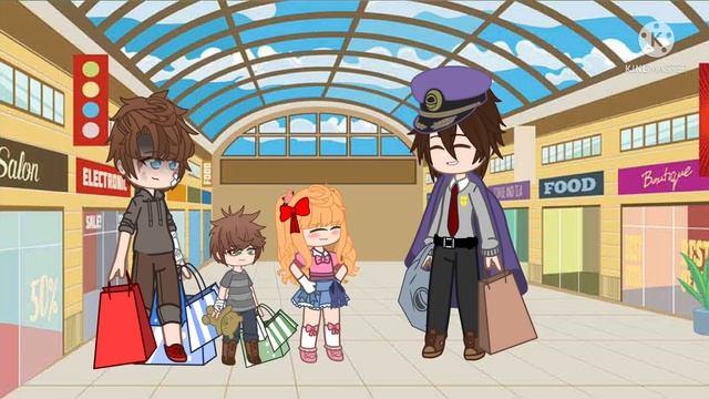 Family is everything to me // gacha club // aftons // original// skit// Micheal afton snaps? // смотреть онлайн