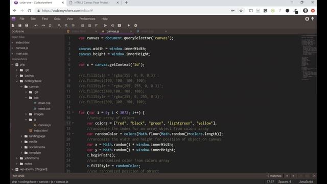 HTML5 Canvas Project 001 смотреть онлайн