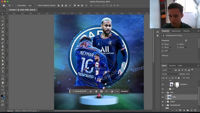 Criando um Flyer Esportivo do Neymar no Photoshop смотреть онлайн
