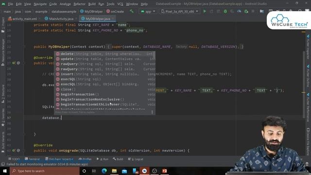 Android Open and Close Database | Android SQLite Database Example Tutorial смотреть онлайн