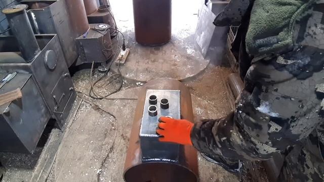 Вечный котёл отопления труба в трубе. Начинаем варить смотреть онлайн