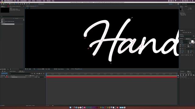 After Effects Tutorial: Handwriting Effect Animation