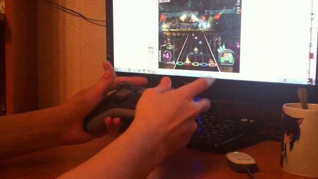 Flash Guitar Hero Gamepad/Keyboard Gameplay Comparison смотреть онлайн