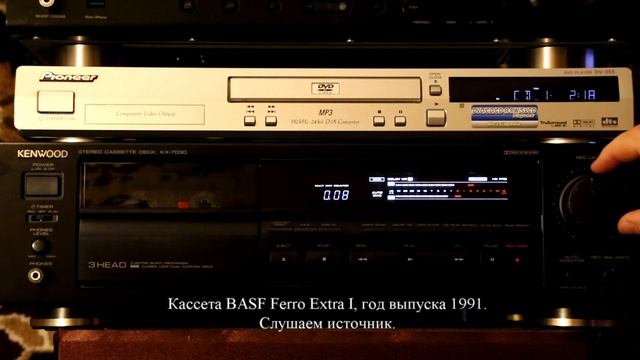 Old cassettes / Слушаем и записываем старые кассеты на деке KENWOOD KX-7030 смотреть онлайн