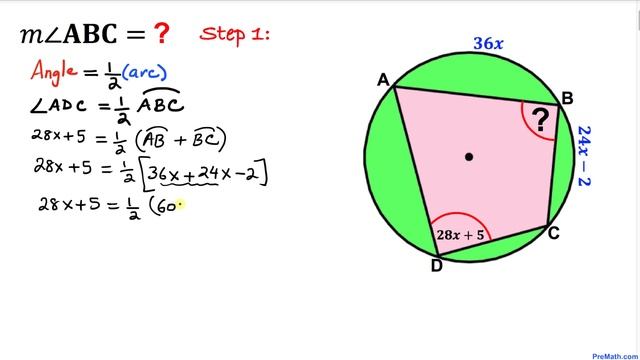 Find the Angle in this Cyclic Quadrilateral | Fast & Easy Tutorial смотреть онлайн
