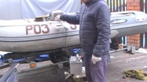 Лодка из ПВХ на прицепе