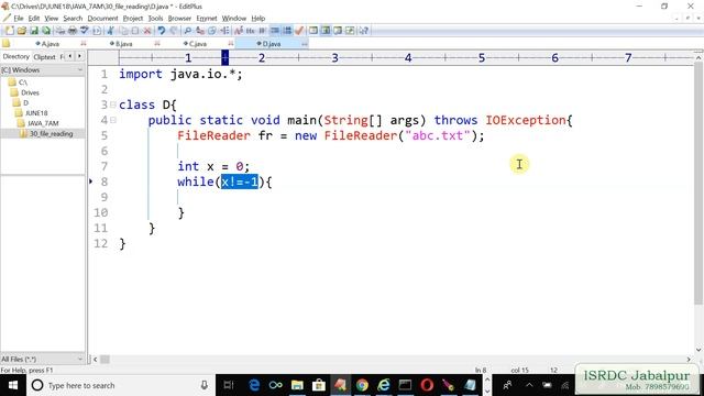 JAVA FILE READING ~ PART - 4 смотреть онлайн