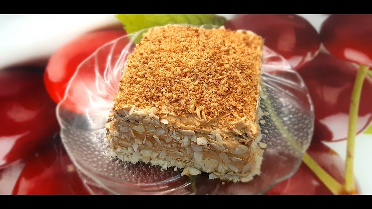Торт на кефире с нежнейшим кремом. Аппетитный домашний тортик из простых и доступных продуктов. смотреть онлайн