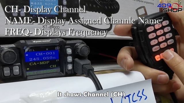 How To Set Display Mode∣MENU27∣SURECOM ∣KT-8900D∣KT-7900D∣Color Display∣ DUAL BAND ∣MOBILE RADIO∣