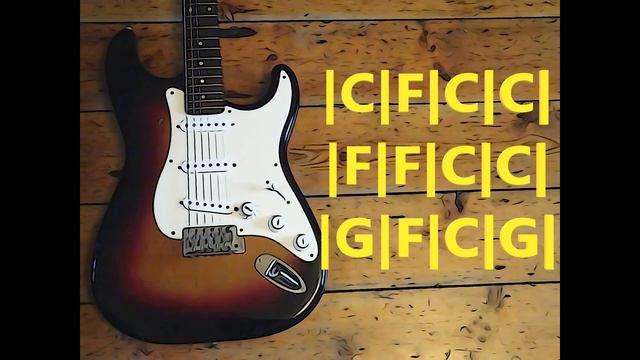 Easy Blues Shuffle In C... 80 b.p.m смотреть онлайн