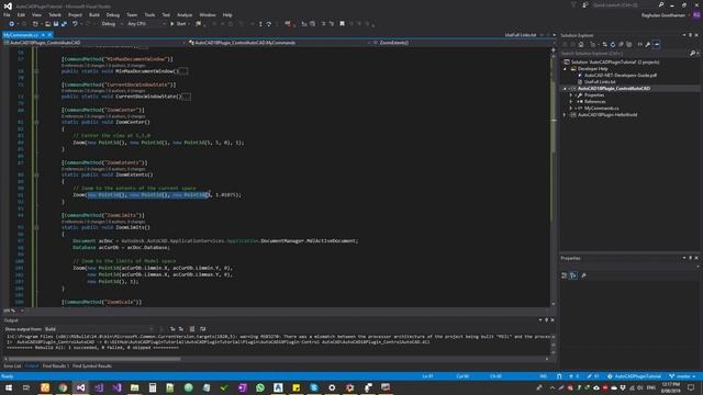 AutoCAD Zoom Extent and Limits using C# Code Tamil смотреть онлайн