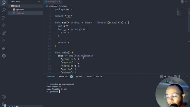 Go Generics: Maps e a constraint comparable смотреть онлайн