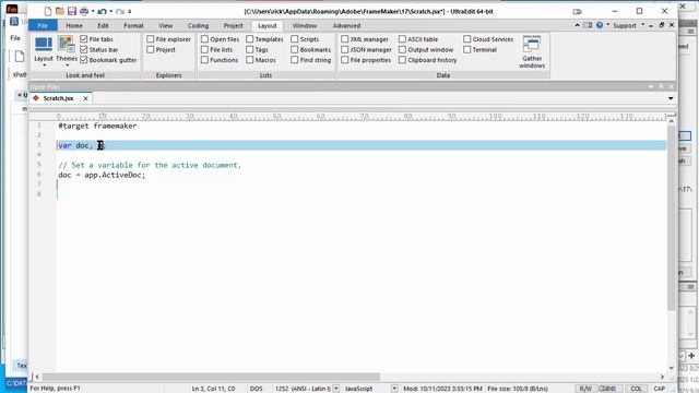 FrameMaker ExtendScript XML Data Structures 01 смотреть онлайн