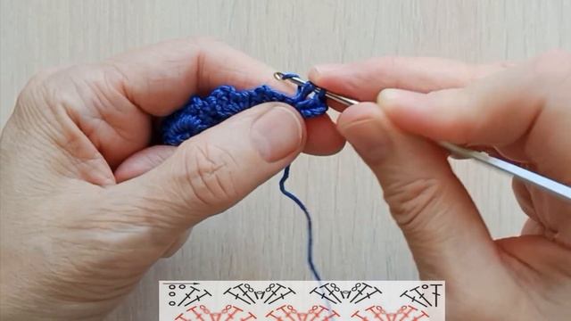 РЕЛЬЕФНЫЙ узор крючком ДЛЯ ОТДЕЛКИ смотреть онлайн