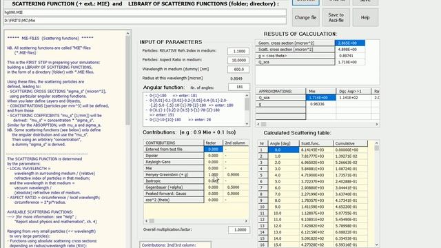 Monte Carlo simulation program of light scattering in layers with objects (spheres, tubes...) смотреть онлайн