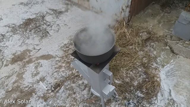 Печь ракета когда нет электричества. Варю пельмени. смотреть онлайн
