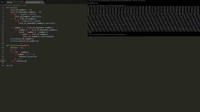 Python Beginner tutorial series using project Euler #23 - Non-abundant sums смотреть онлайн