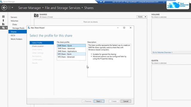 How to Setup NFS Server on Windows Server 2019 in AWS (File Server) смотреть онлайн