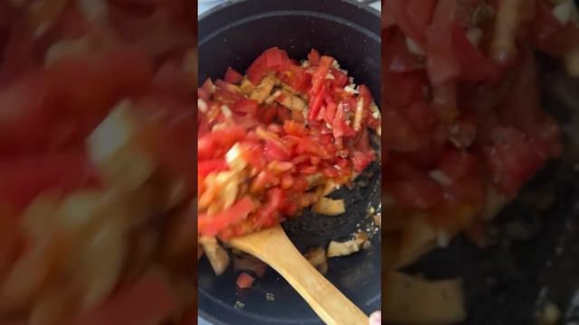 🍝 Макароны с грудкой в сливочно-томатном соусе 🍝