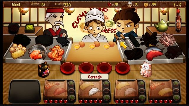 COMIDA PARA LLEVAR en Sushi Bar Express I Gameplay Español Pc смотреть онлайн