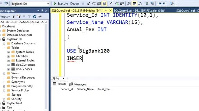 Create Tables SQL смотреть онлайн