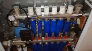 Теплый пол. Коллектор и смесительный узел Tim