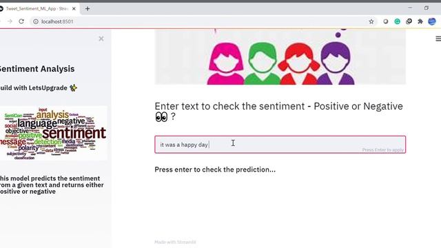Real Time Sentiment Analysis ( Project ID :17 ) : Build With LetsUpgrade смотреть онлайн