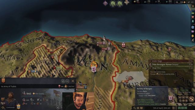 Crusader Kings III: Euskadi - Live/4k/UHD - E012 Sieging out our pal's enemies for fun and prestige смотреть онлайн