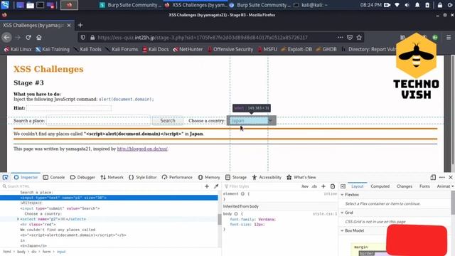 XSS Challenges Stage -03 | Yamagata21 | Kali Linux смотреть онлайн