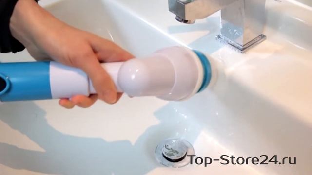 Беспроводная электрическая щетка для уборки hurricane spin scrubber смотреть онлайн