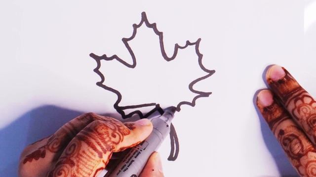 Bolalar uchun oson barg rasm chizish / Easy Leaf drawing for kids / Рисуем лист для детей смотреть онлайн