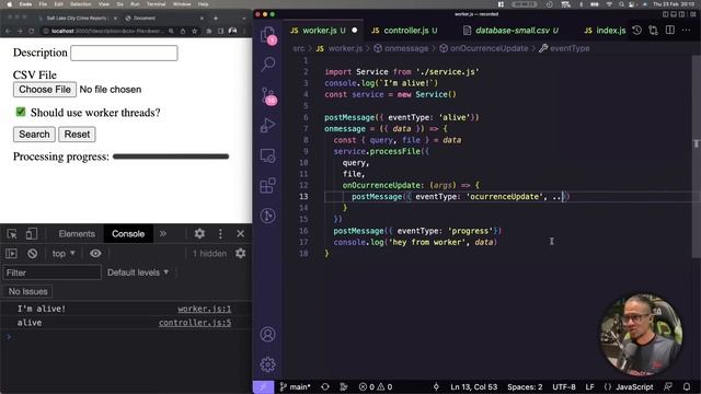 Performance e multithreading em navegadores + ECMAScript Modules em Web Workers||Erick Wendel смотреть онлайн
