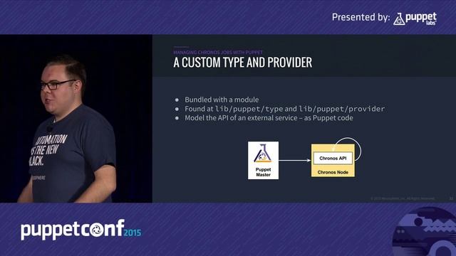 Managing Mesos, Docker, and Chronos with Puppet смотреть онлайн